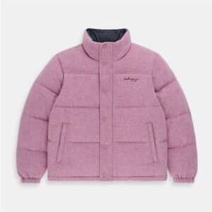 MADHAPPY X HARRIS TWEED WOOL PUFFER JACKET